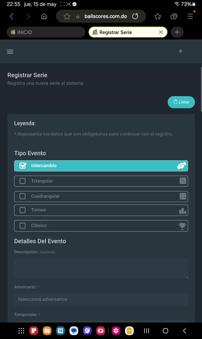 Manejo de Series
